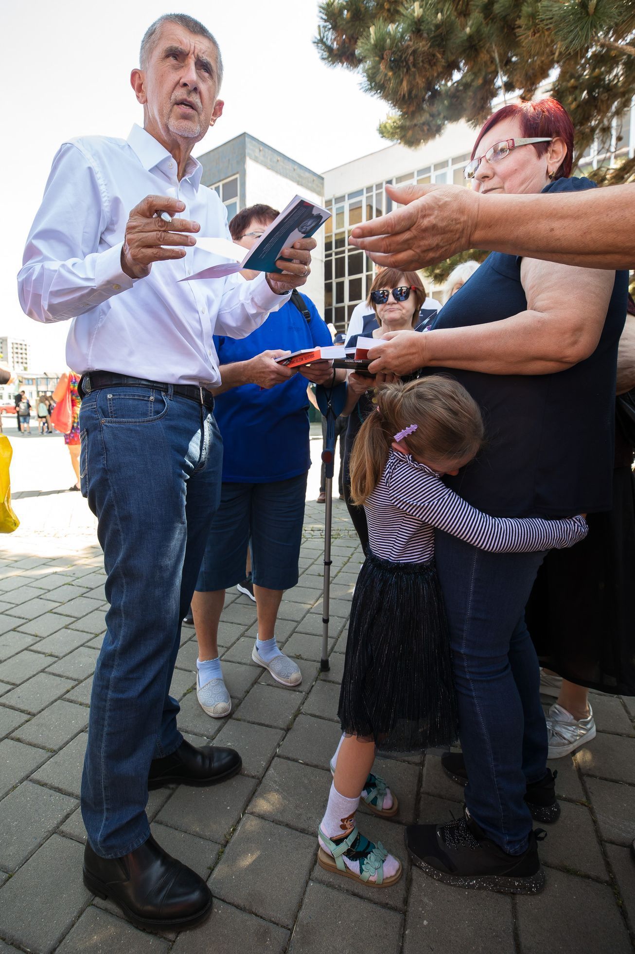 Andrej Babiš, meeting Břeclav, obytňák, karavan, kampaň