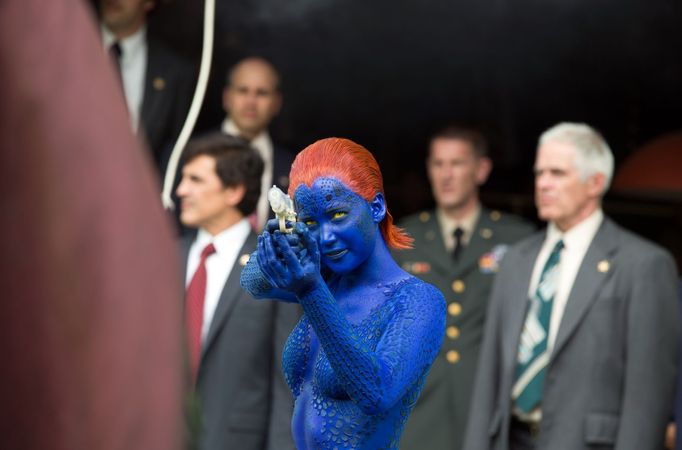 Jennifer Lawrence ve filmu X-Men: Budoucí minulost.