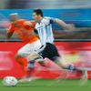 MS 2014, Argentina-Nizozemsko: Nigel de Jong - Lionel Messi