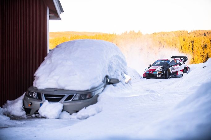 Takamoto Kacuta, Toyota na trati Švédské rallye 2023