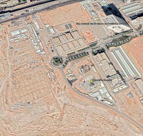 Saúdská Arábie / Jaderný reaktor / Satelitní snímky