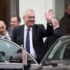 Prezident Miloš Zeman při návštěvě ve Dvoře Králové nad Labem
