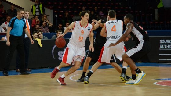 Prohlédněte si fotografie ze středečního zápasu Evropský poháru, v němž basketbalisté Nymburka porazili tým Nancy 89:80.