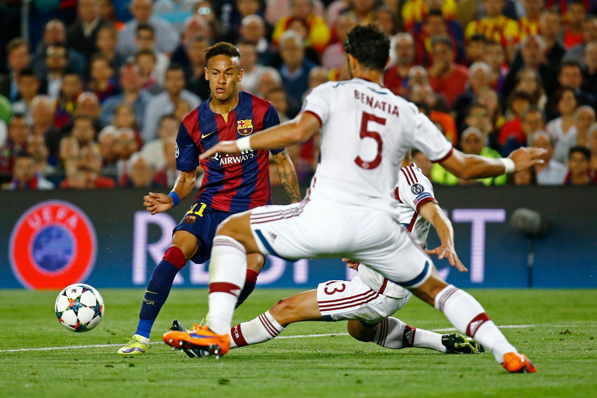 LM, Barcelona-Bayern: Neymar - Mehdi Benatia (5)