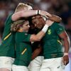 Makazole Mapimpi slaví pětku ve finále MS 2019 Anglie - Jihoafrická republika