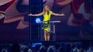 Zpěvačka Kylie Minogue na galavečeru MusiCares Person of the Year.