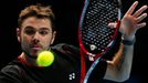 Stanislas Wawrinka v utkání s Berdychem na Turnaji mistrů 2013