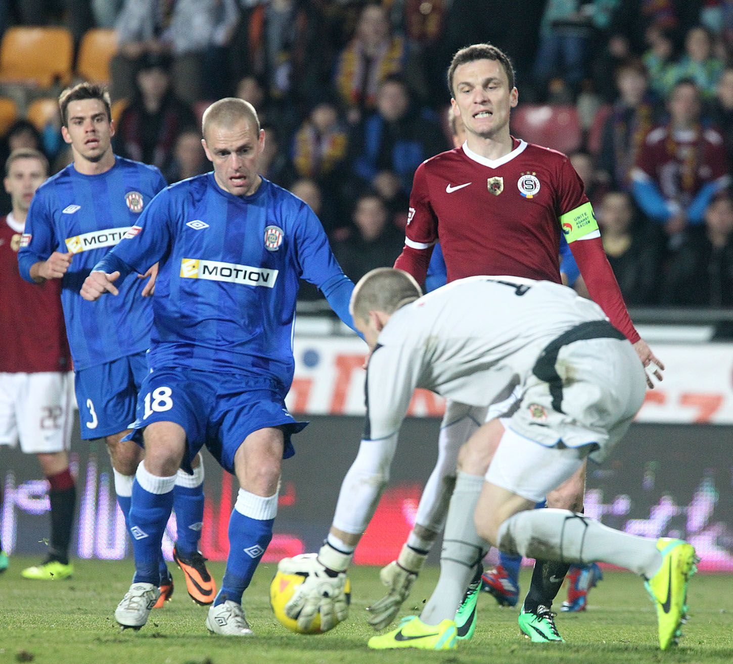 Sparta vs. Brno, utkání Gambrinus ligy