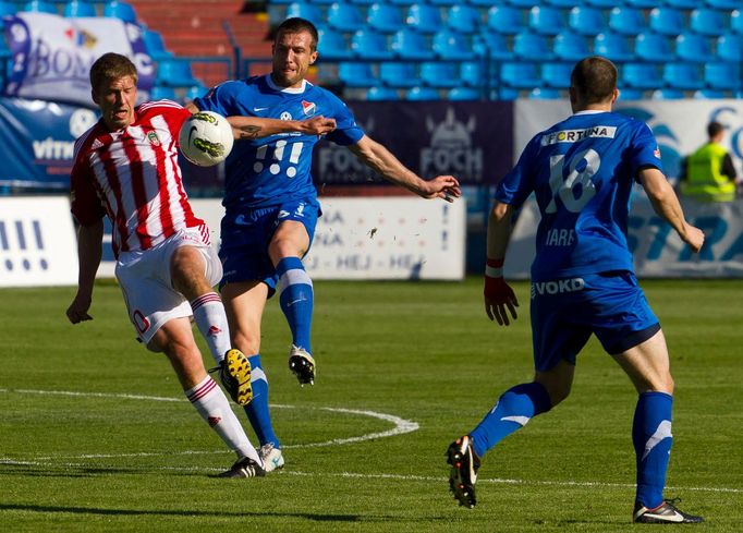 Zápas Baník Ostrava - Viktoria Žižkov o záchranu v Gambrinus lize