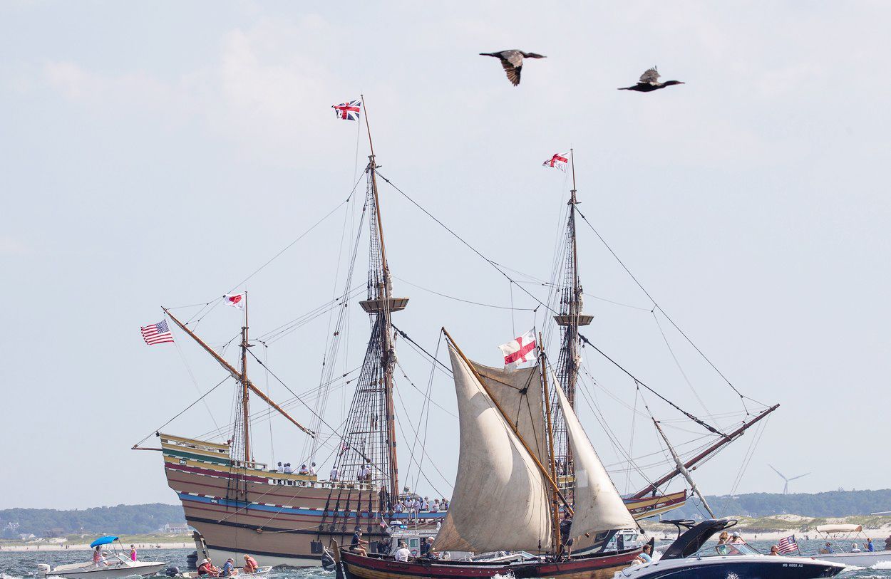Jednorázové užití / Fotogalerie / Návrat nově zrekonstruovaná historické plachetnice Mayflower II / P