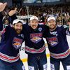 7. finále KHL, Magnitogorsk-Lev: Denis Zaripov, Jan Kovář a Sergej Mozjakin