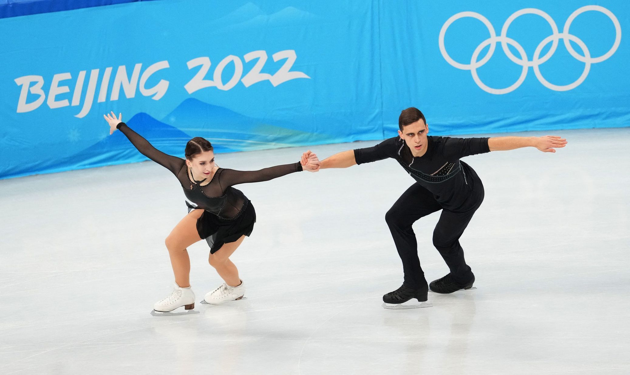 Jelizaveta Žuková a Martin Bidař na ZOH 2022 v Pekingu