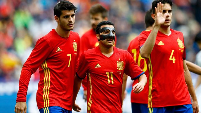 Radost španělských fotbalistů.