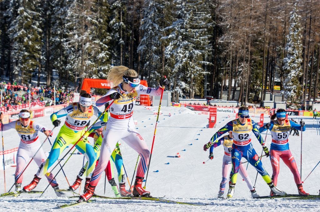 Sandra Schützová a Karolína Grohová na Tour de Ski 2016
