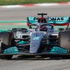 Testy F1 v Barceloně 2022: George Russell, Mercedes