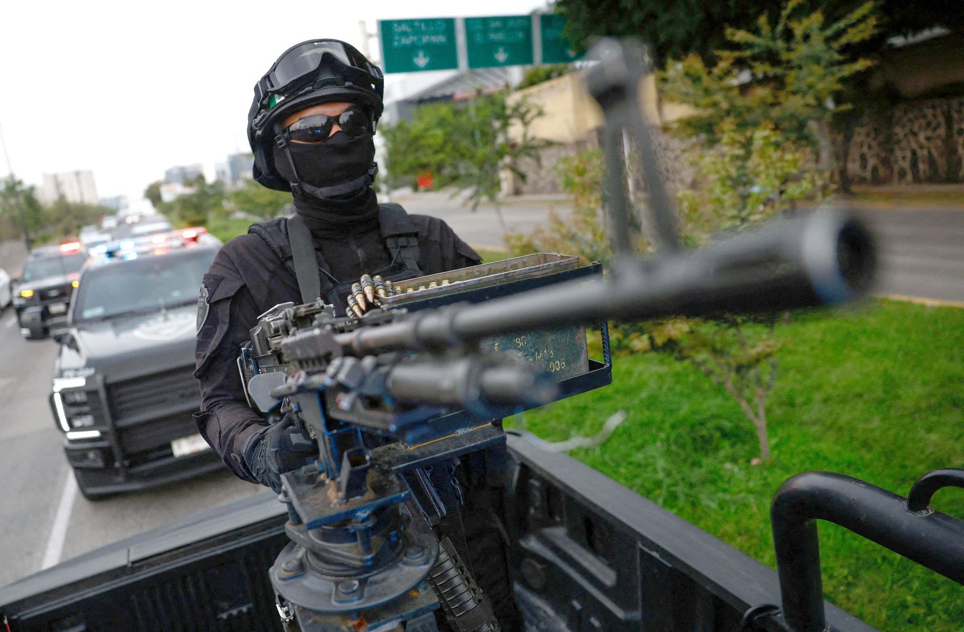 Mexiko, policie, Cybertruck, Tesla