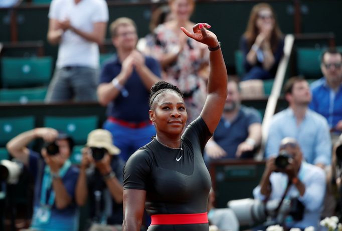 Serena Williamsová v prvním kole French Open 2018