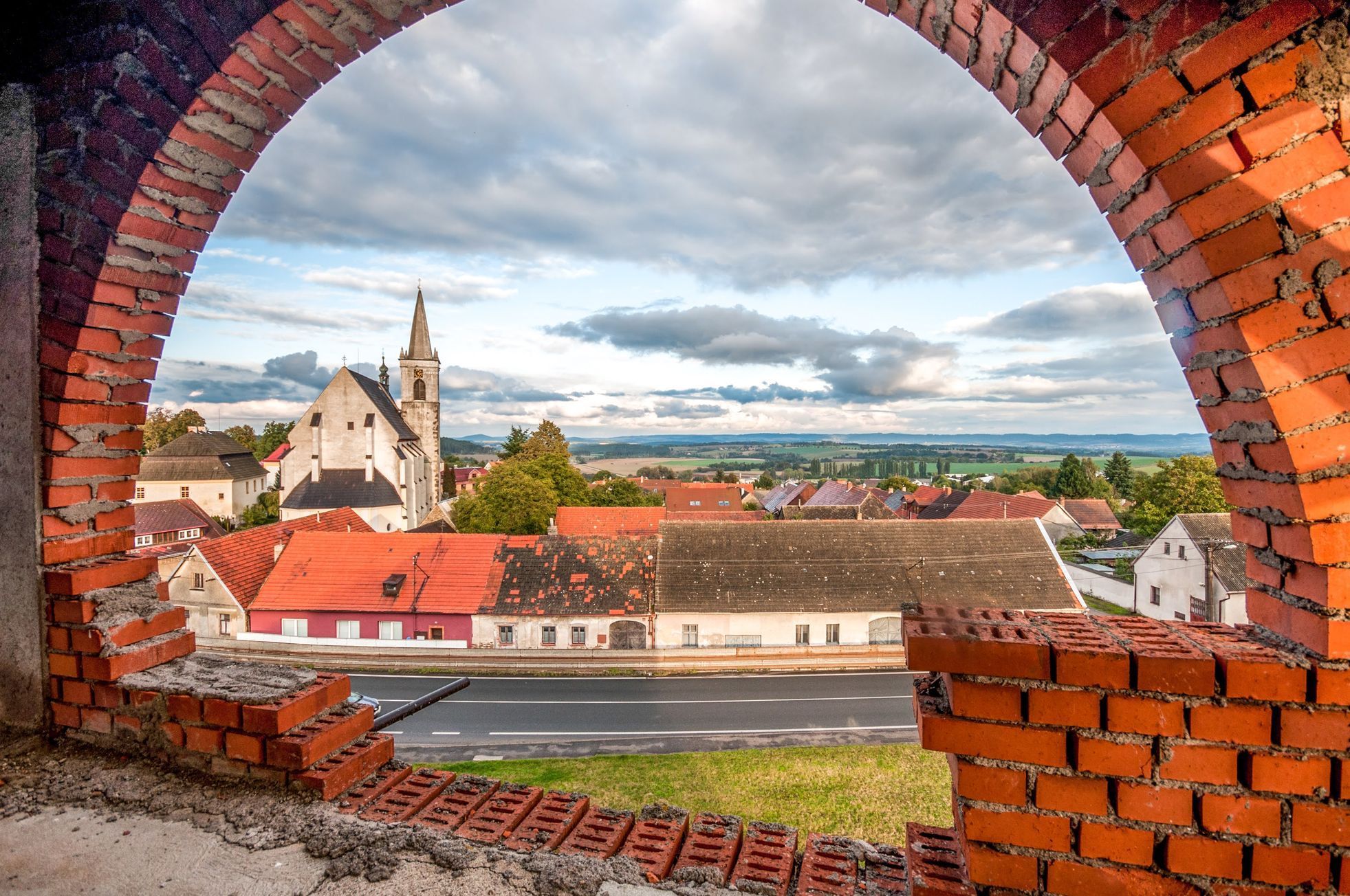 Miličín - nedokončená stavba