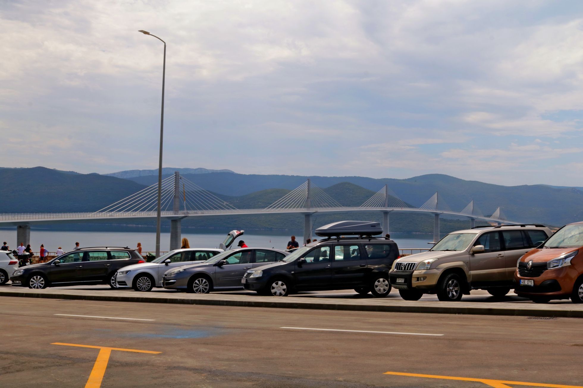 Reportáž Chorvatsko most Pelješac Hyundai Tucson srpen 2022