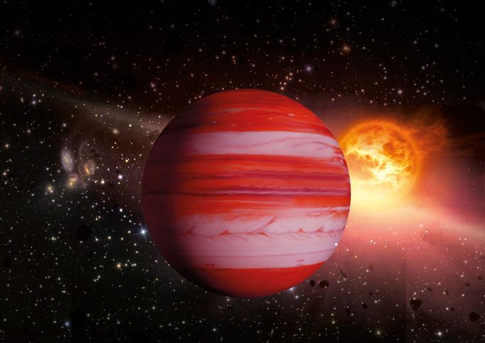 Exoplaneta X-05, která dostala jméno Makropulos