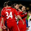 Fotbalisté Liverpoolu slaví vítězství