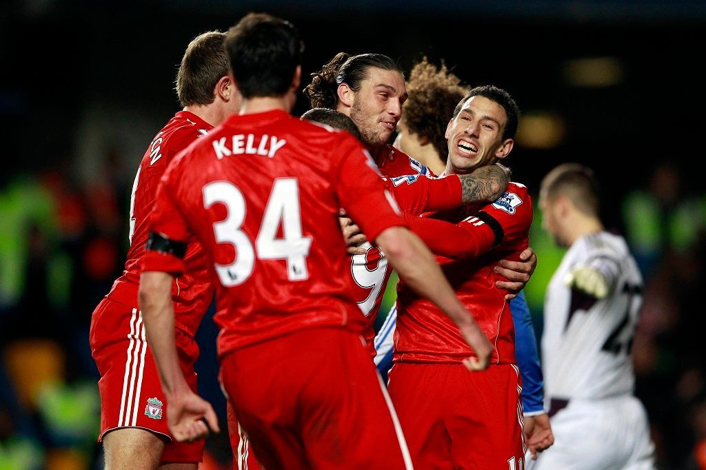 Fotbalisté Liverpoolu slaví vítězství