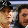 Mercedes Formula One driver Nico Rosberg of Germany looks on during the second practice session of the Bahrain F1 Grand Prix at the Bahrain International Circuit (BIC) in Sakhir