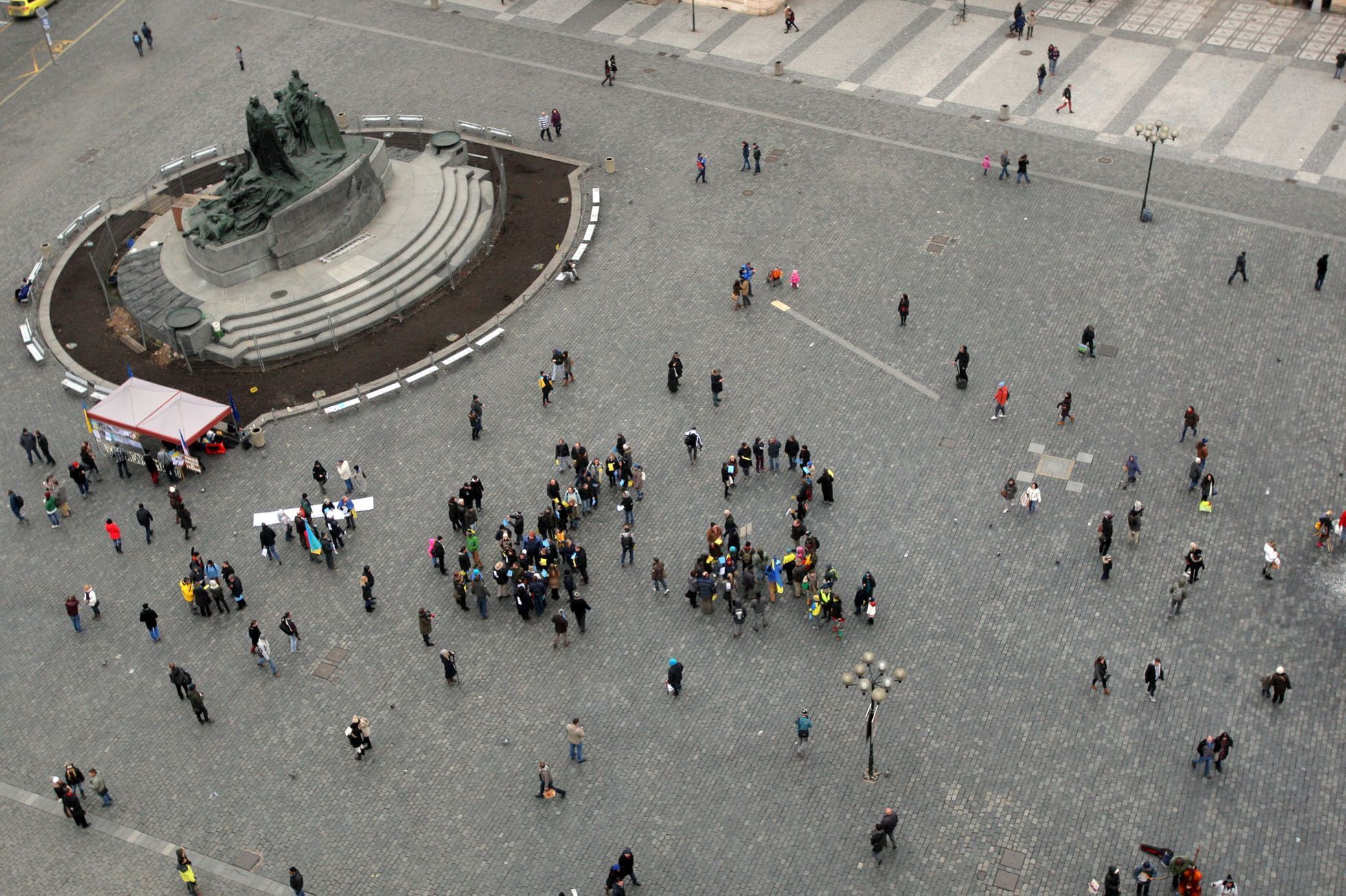 Demonstrace proti putinovi