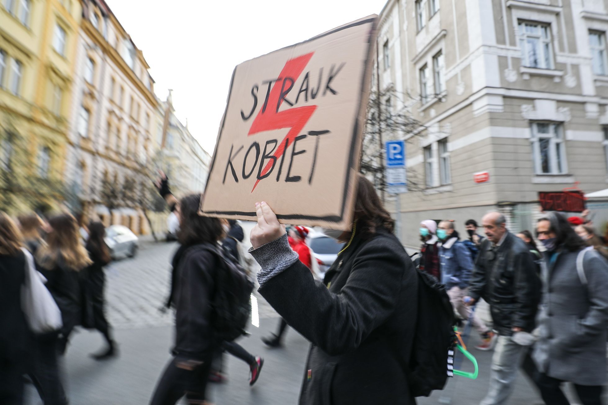 Pochod za právo na bezpečný přístup k potratům, demonstrace, interrupce