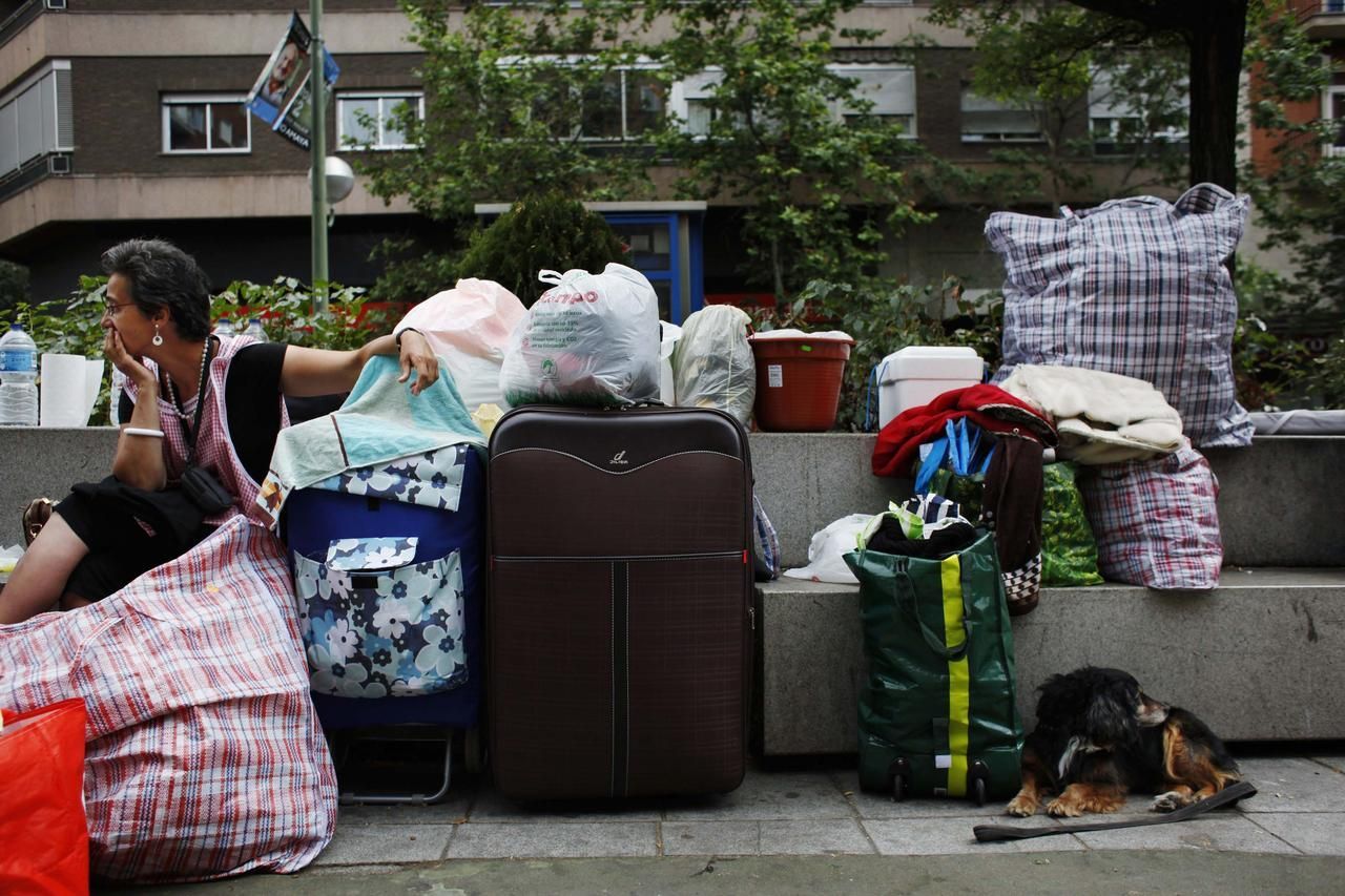 Foto: Krize ve Španělsku. Z normální rodiny se stali bezdomovcii