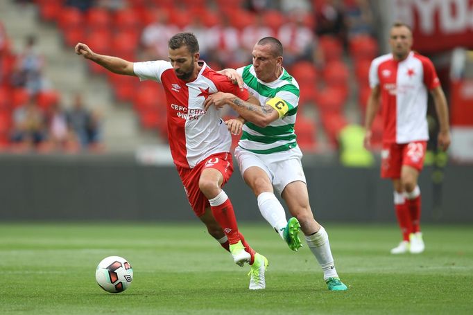 Slavia-Celtic Glasgow: Josef Hušbauer - Scott Brown