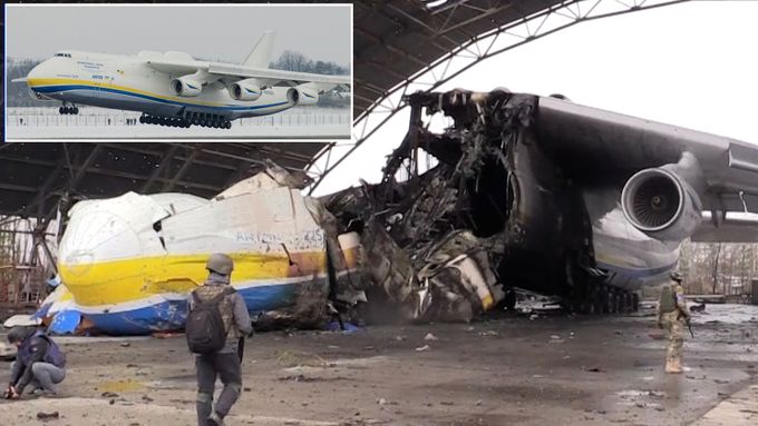 "Vyrobíme si nové". Po stažení Rusů se odhalila celá zkáza největšího letadla světa.