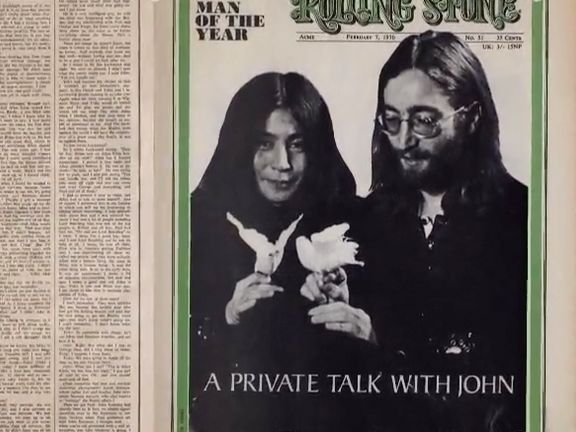 John Lennon a Yoko Ono. 