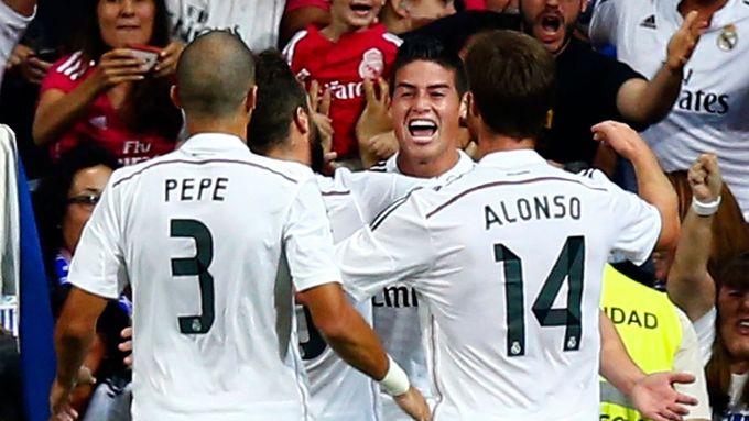 Podívejte se na první gól Jamese Rodrígueze za Real Madrid