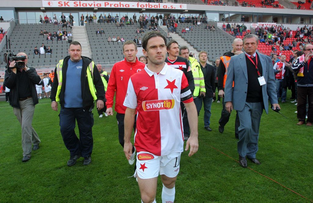 Protest fanoušků Slávie