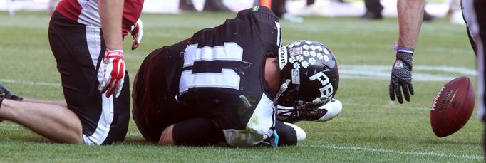 Americký fotbal, finále ČLAF: Prague Black Panthers - Příbram Bobcats