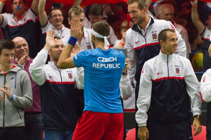 Davis Cup, ČR-Austrálie: Radek Štěpánek a Jiří Veselý