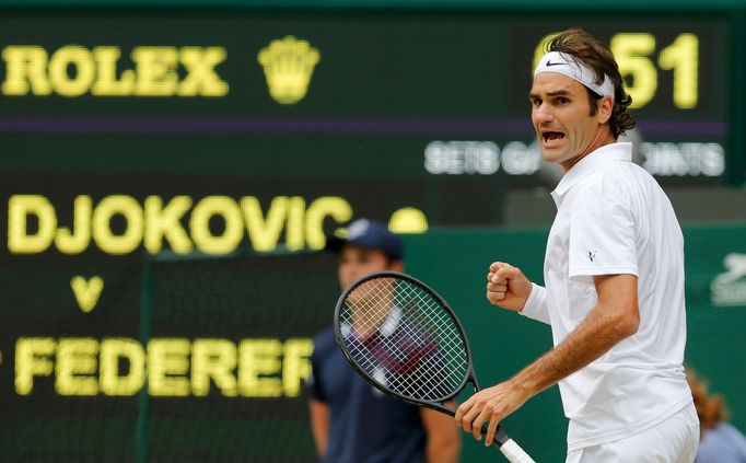 Roger Federer na Wimbledonu 2014