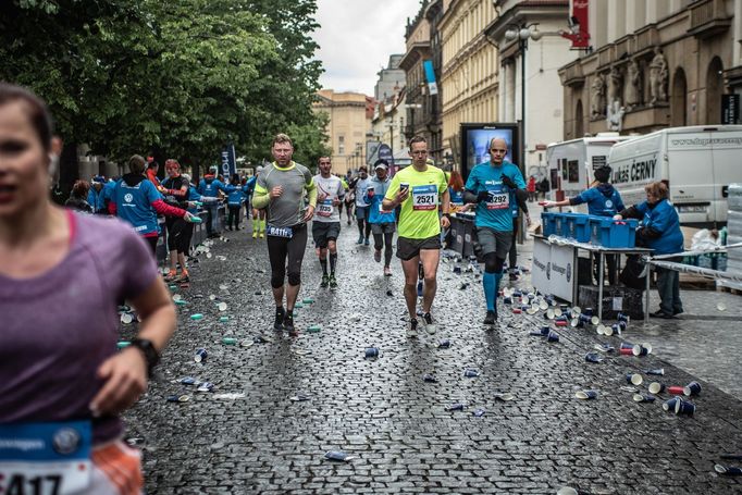 Momentka z Pražského maratonu