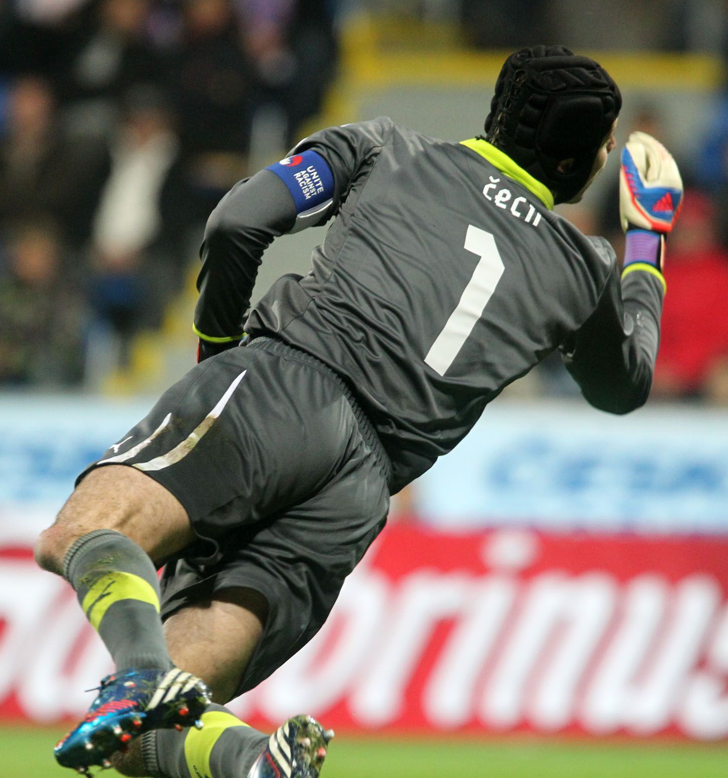 Čeští fotbalisté v kvalifikačním utkání MS 2014 proti Maltě v Plzni.