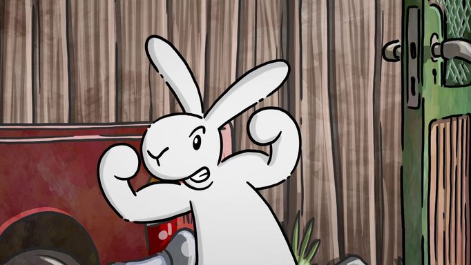 Snímek z Boba a Bobka ve filmu.