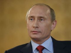 Ruský premiér Vladimir Putin během interview pro americkou zpravodajskou stanici CNN.