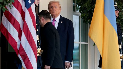 Záběr z říjnového summitu Donalda Trumpa s Volodymyrem Zelenským v Bílém domě