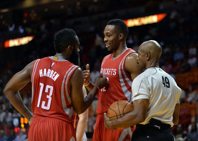 NBA: Houston Rockets vs. Miami Heat (Harden a Howard)