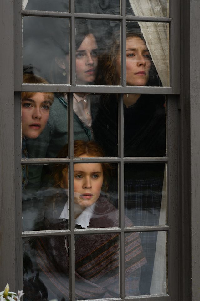 Florence Pughová, Eliza Scanlenová, Emma Watsonová a Saoirse Ronanová. | Foto: Falcon