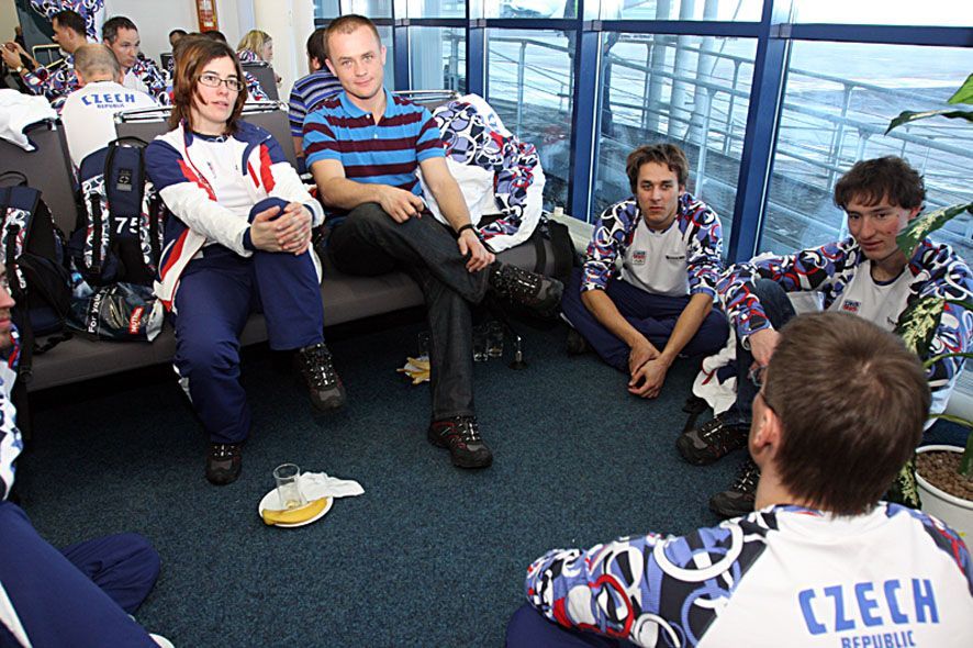 Olympionici odletěli za oceán