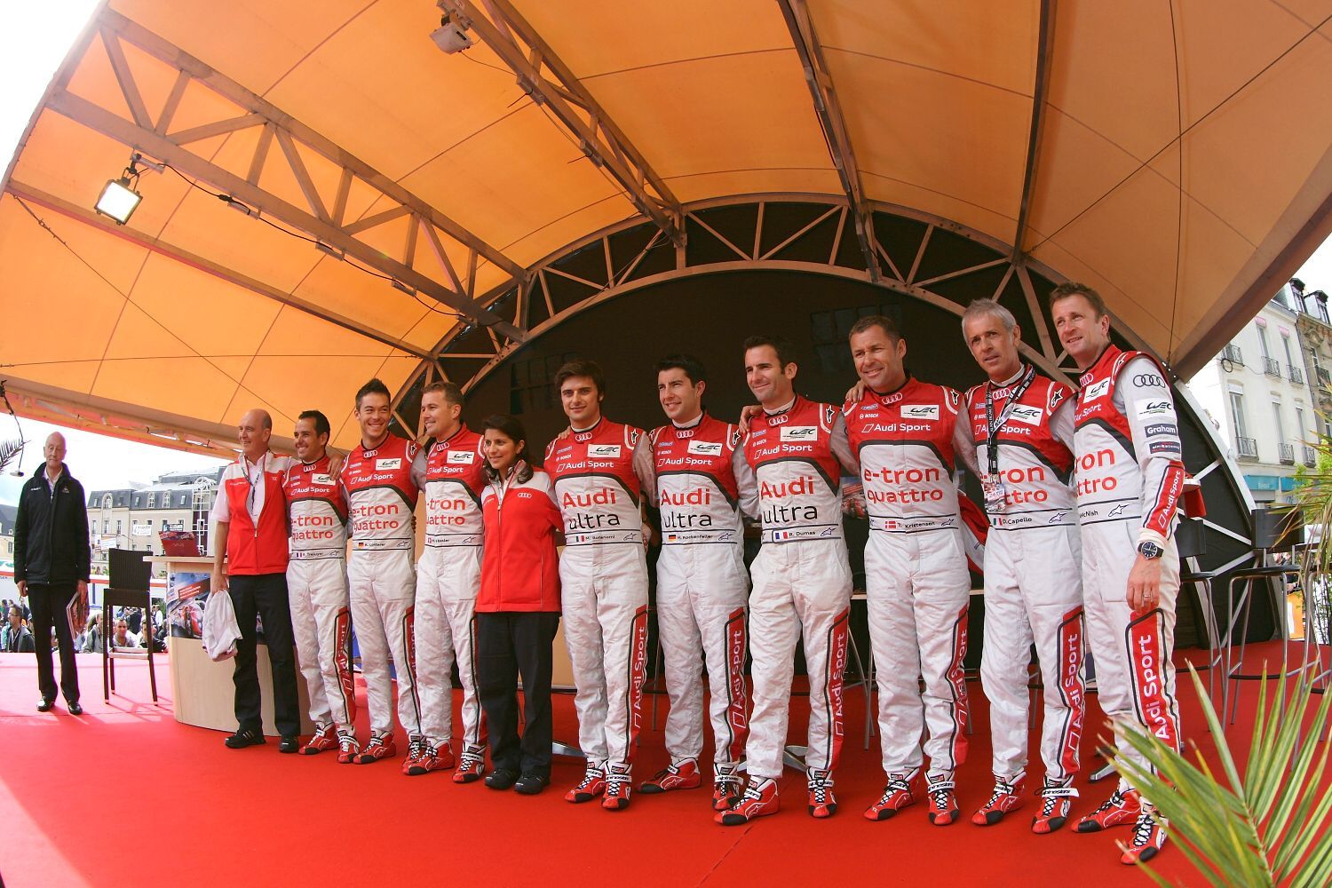 Tovární piloti Audi, Le Mans 2012
