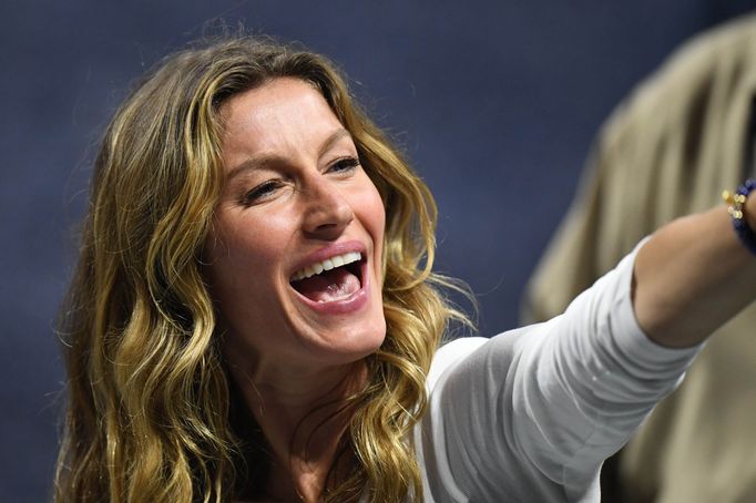 Bývalá modelka a přítelkyně Toma Bradyho Gisele Bündchenová na Super Bowlu LIII