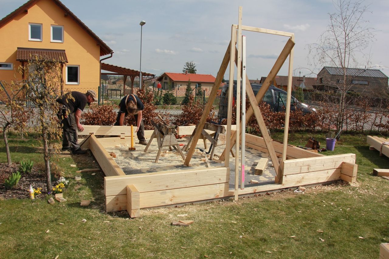 Fotogalerie / Stavba kaple v obci Krasová / 8