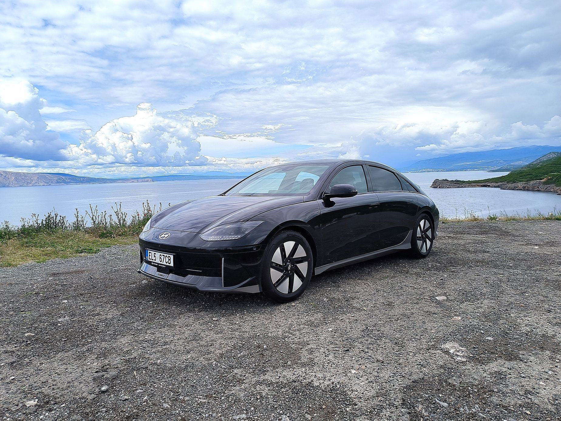 Hyundai Ioniq 6 Chorvatský test spotřeby